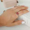 Anillo corona rojo - Imagen 2