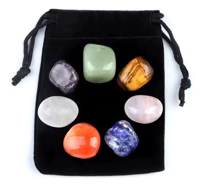 Bolsa piedras 7 chakras