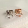 Anillos promesa corazón
