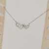 Collar doble corazón - Imagen 2