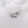 Collar doble corazón