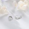 Pendientes mariposa zirconia - Imagen 3