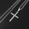 Collar cadena cruz - Imagen 2