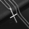 Collar cadena cruz - Imagen 3