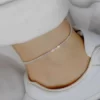 Tobillera cuerda brillante