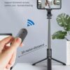 Selfie Stick Tripode 3 En 1 Con Luz Y Monopod Plegable - Imagen 5