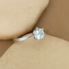 Anillo solitario liso - Imagen 3