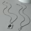 Collar corazón medalla - Imagen 4