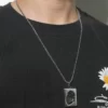 Collar corazón medalla - Imagen 3
