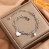 Pulsera corazón nacar