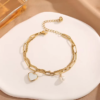 Pulsera corazón nacar - Imagen 4