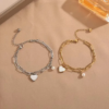 Pulsera corazón nacar - Imagen 2