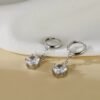 Pendientes zirconia grande - Imagen 4