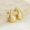 Pendientes Gota Plana