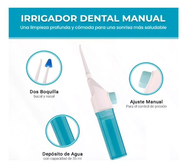 Irrigador Oral Limpieza Dental - Imagen 2