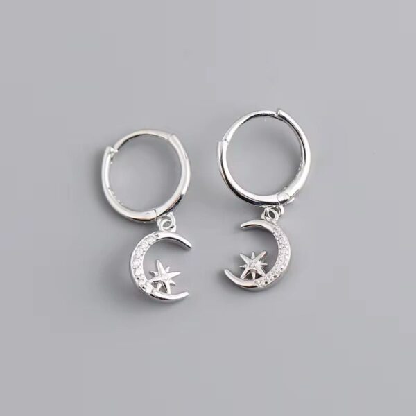 Pendientes Luna y Mini Estrella - Imagen 2