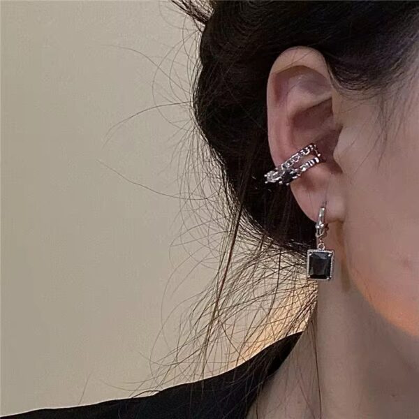 Pendientes Turmalina Negra - Imagen 2
