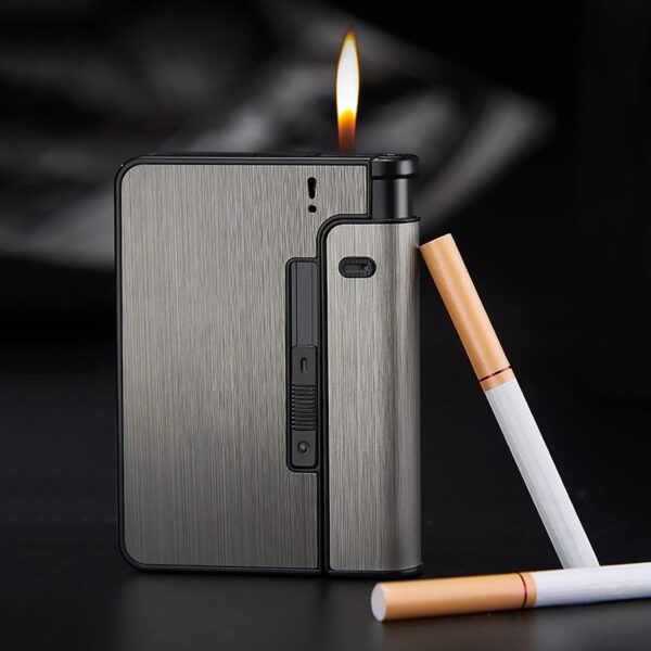 Cajilla Cigarrera Con Encendedor