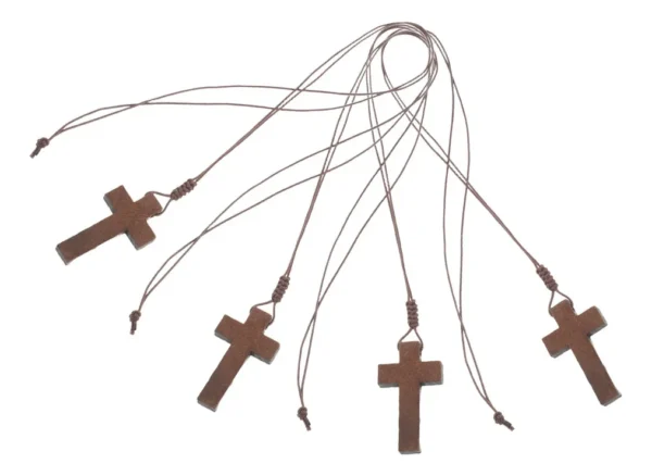 Collar Cruz Madera - Imagen 2