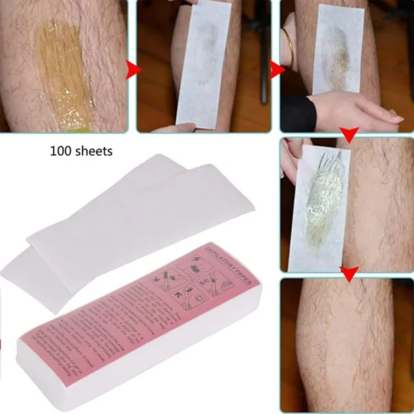 Bandas Depilatorias 100 Hojas - Imagen 2