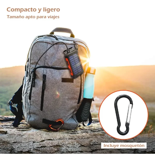 Power Bank Solar 10000 Mah - Imagen 7