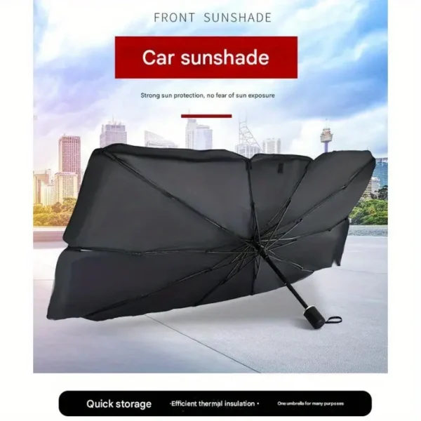 Parasol Cortina Delantera Tipo Paraguas Aislante Uv - Imagen 3