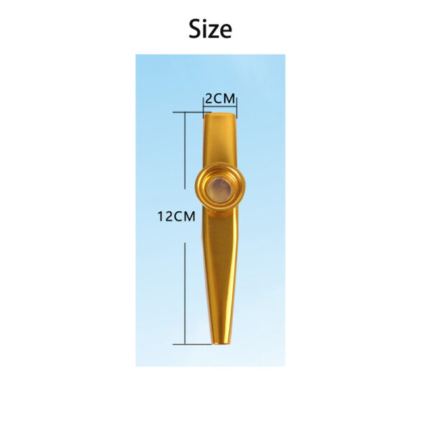 Kazoo De Metal Para Pronunciación Instrumentos - Imagen 4