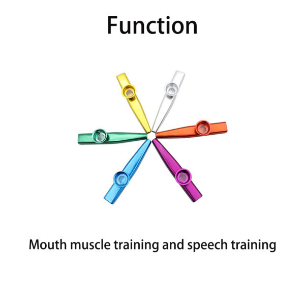 Kazoo De Metal Para Pronunciación Instrumentos - Imagen 2