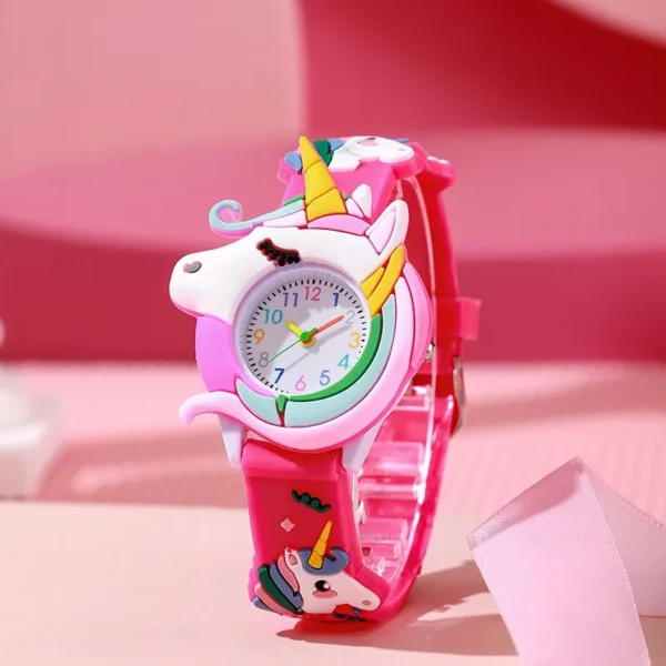 Reloj Infantil Unicornio Rosado - Imagen 2
