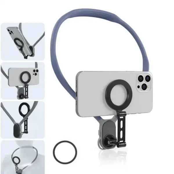 Soporte Magnético De Cuello Para Gopro Celular Video - Imagen 2