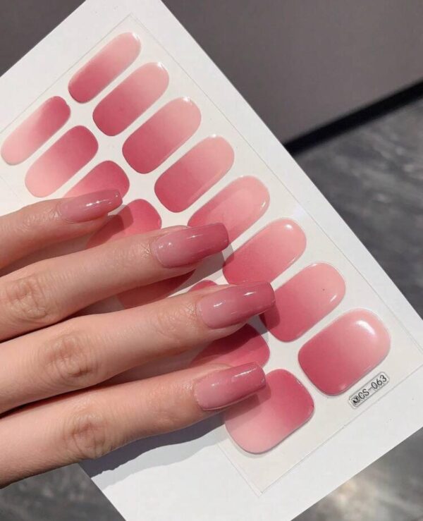 Uñas Stickers En Gel Fácil Aplicación
