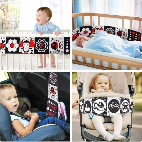 Libro de Contraste para Bebés Tummy Time - Imagen 5