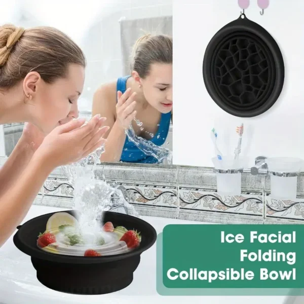 Bandeja Cuenco Hielo Facial Plegable - Imagen 5