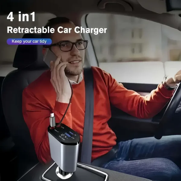 Cargador De Auto 4 En 1 - Imagen 6