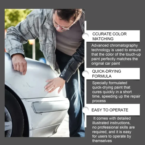 Pintura Retoque Auto Touch Up Blanco - Imagen 4