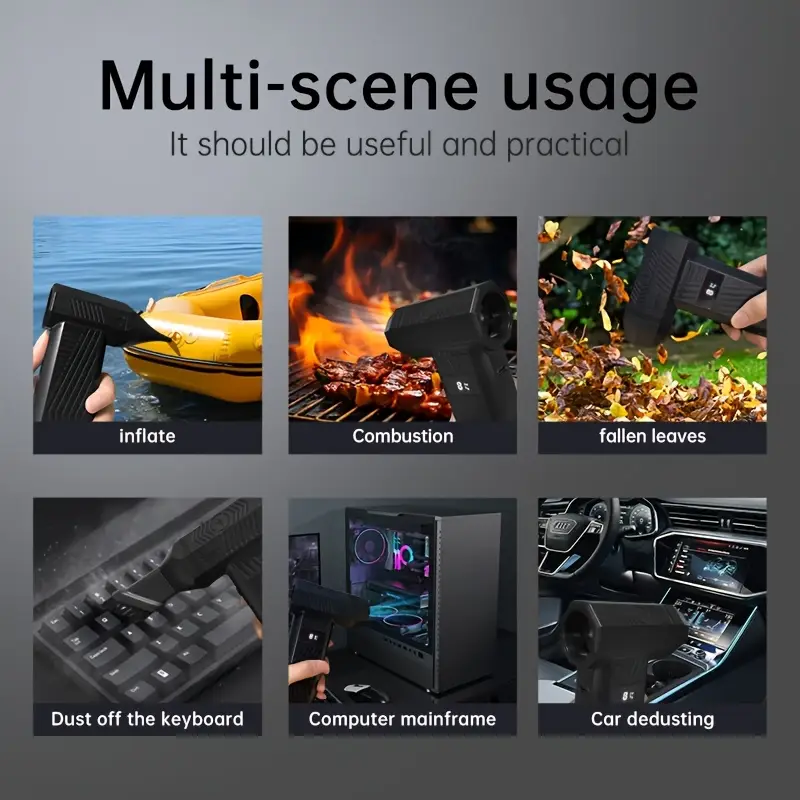 Sopladora De Aire Turbo De Mano - Imagen 7