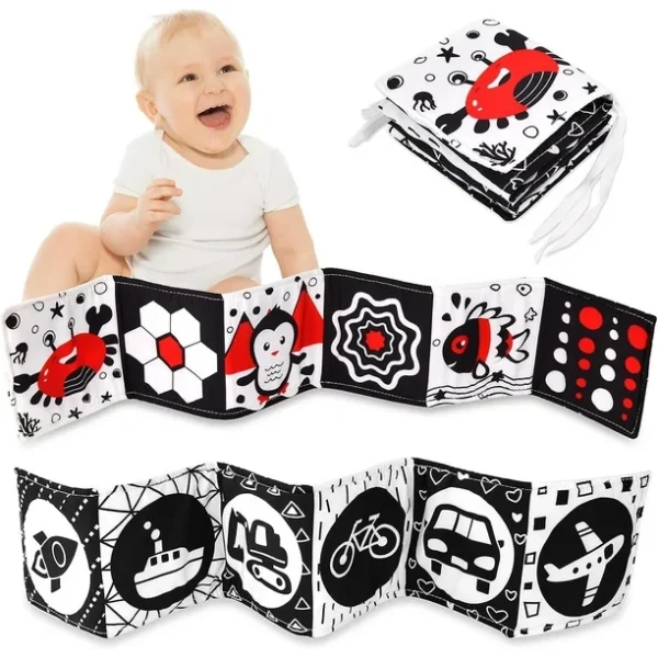 Libro de Contraste para Bebés Tummy Time