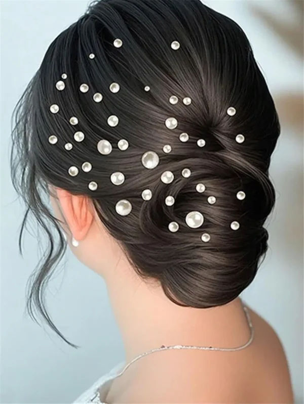 Accesorio Para Cabello Perlas Decorativos - Imagen 5