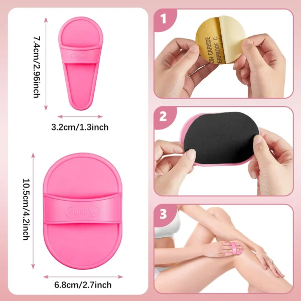 Kit Almohadillas De Depilación Exfoliante - Imagen 2
