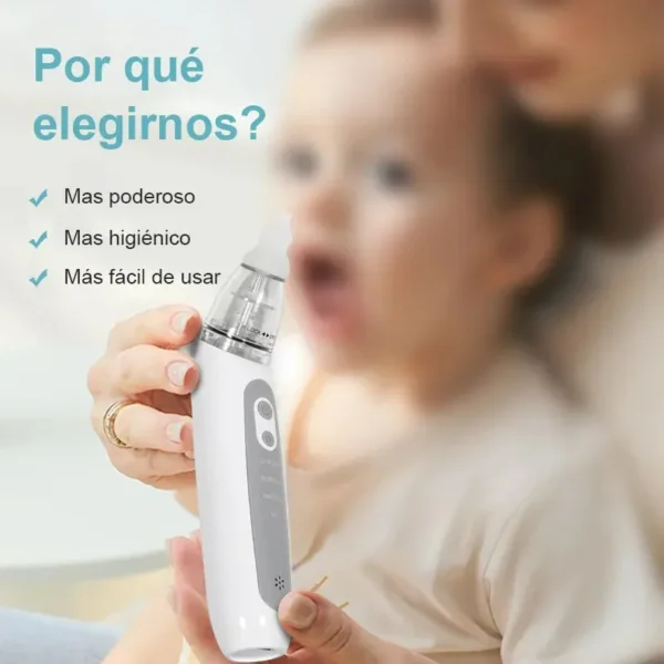 Aspirador Nasal Electrico Para Bebés - Imagen 8