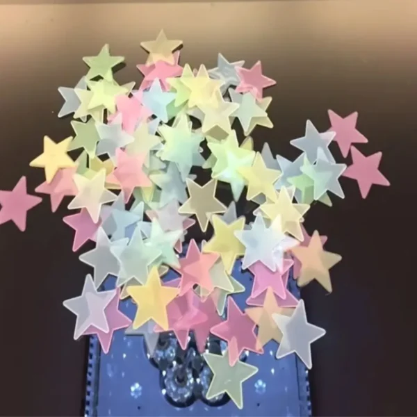 Estrellas Luminosas Decorativas x100 - Imagen 4