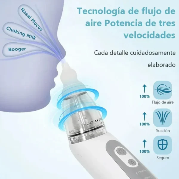 Aspirador Nasal Electrico Para Bebés - Imagen 5