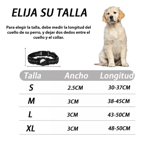 Collar Para Perro Con Soporte Para Airtag - Imagen 5
