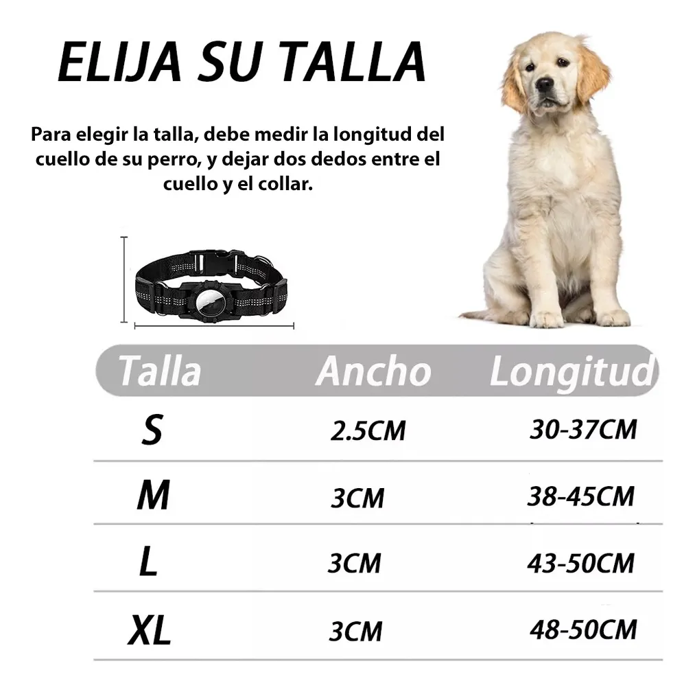 Collar Para Perro Con Soporte Para Airtag - Imagen 5
