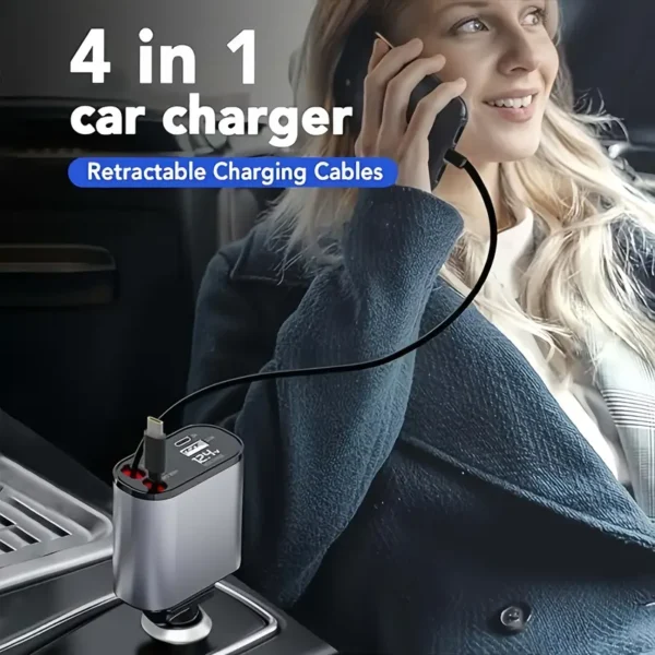 Cargador De Auto 4 En 1 - Imagen 7