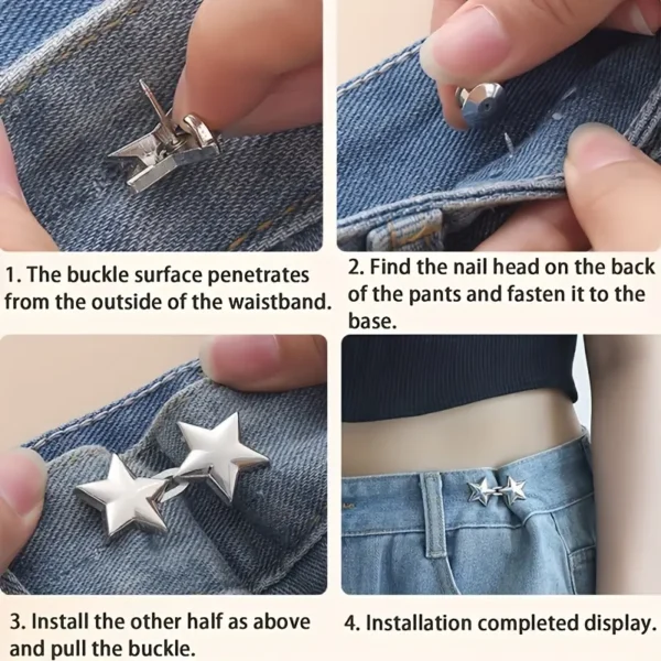 Botones Ajustables Estrella x1 - Imagen 3