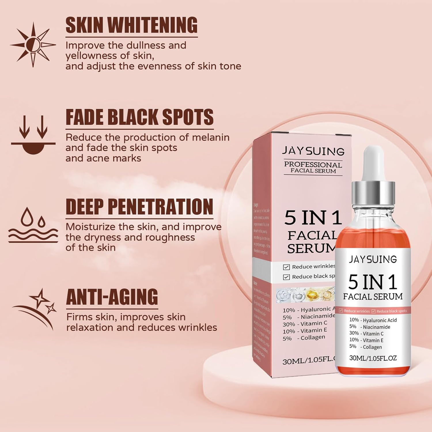Sérum Serum Facial Jaysuing 5 En 1 - Imagen 5