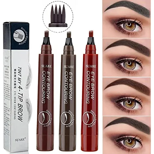 Lápiz Para Cejas Efecto Microblading 4 Puntas - Imagen 3