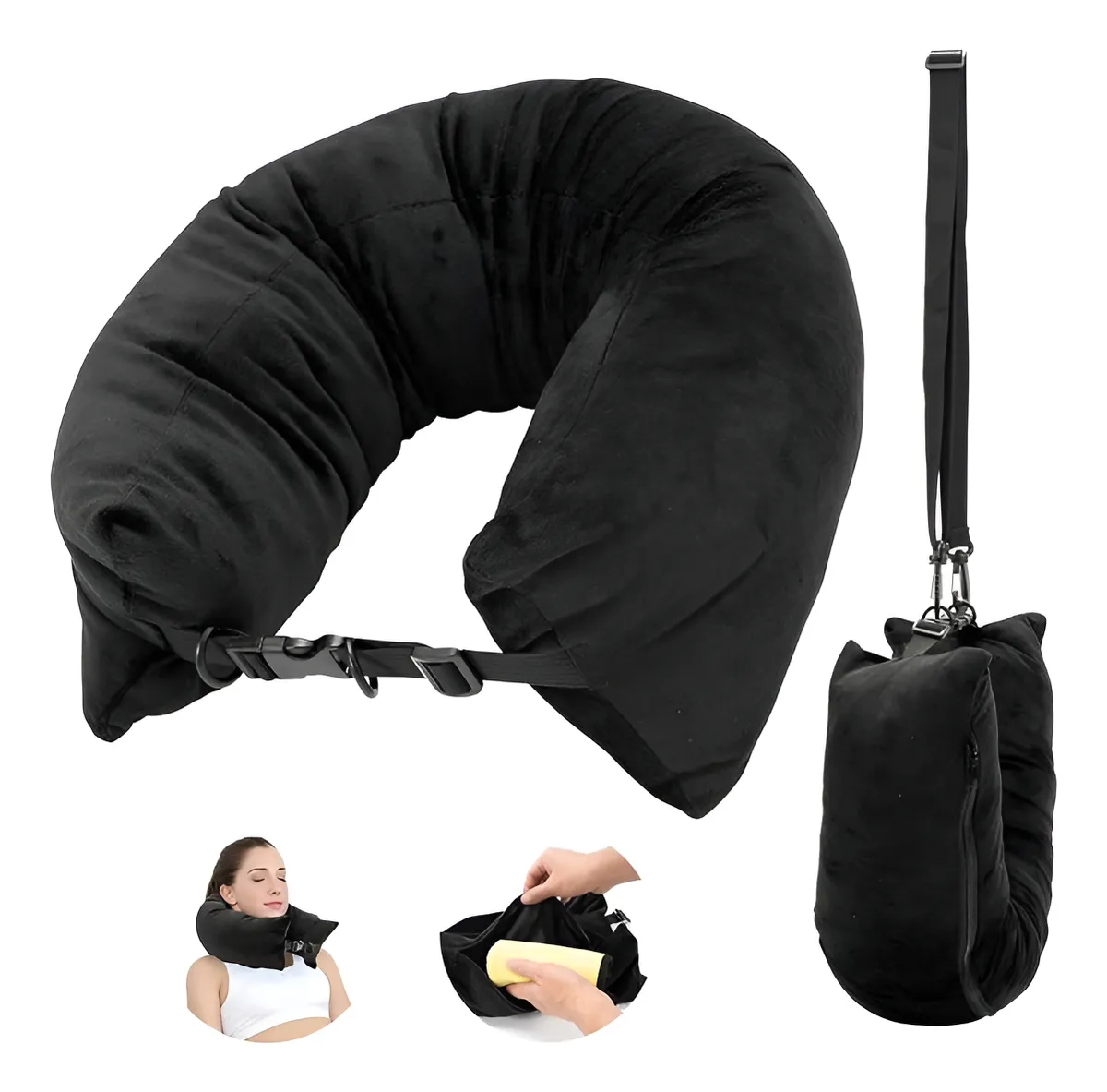 Almohada de Viaje Rellenable