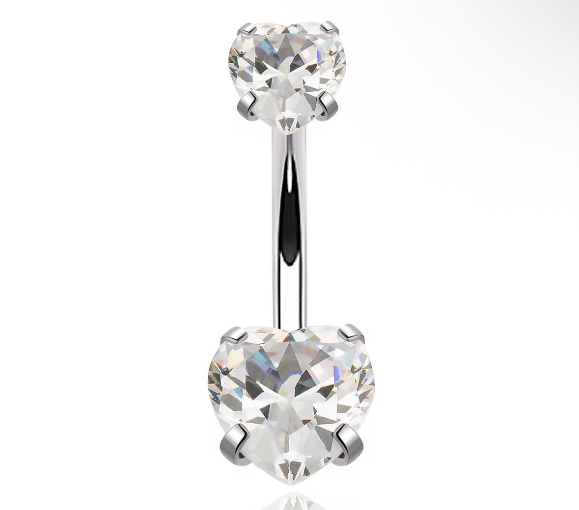 Piercing Ombligo Corazones Clásico